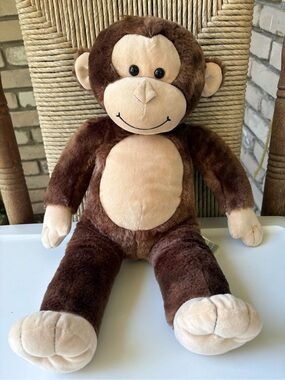 Build-A-Bear Brown and Cream Plush Monkey